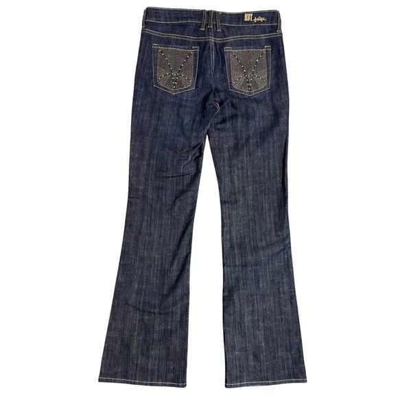 Kut From The Kloth Jeans Womens 6 32X34 Blue Splendid Bootcut Embroidered Tall - Picture 2 of 16